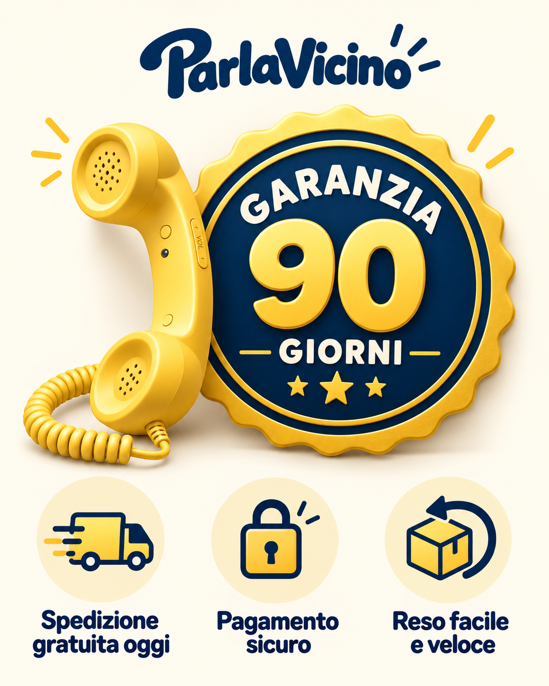 ParlaVicino - garanzia 90 giorni